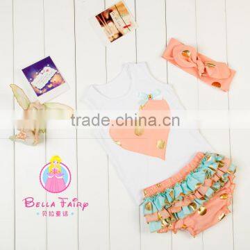 wholesale kids clothes outfits wholesale clothing dubai ruffle shorts set