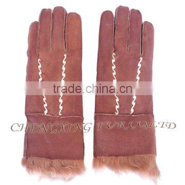 CX-A-59C Finger Protectors Real Sheep Leather Gloves Wholesale photo-3