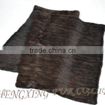 CX-D-80D Genuine Mink Fur Blanket Throw Rug photo-6