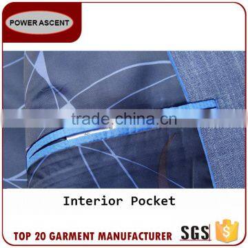 Latest Style Customer Design Mens Grey 2 Button Business Casual Suit Jacket Blazer photo-3