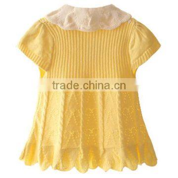 Baby Girl 2015 Fashion Hollow Out Knit Dress Infant Baby Fairy Dress for Summer photo-4