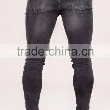 New Model Jeans Pants Ripped Hip-hop Tight Fit Stylish Jeans Casual Wear for Men photo-2