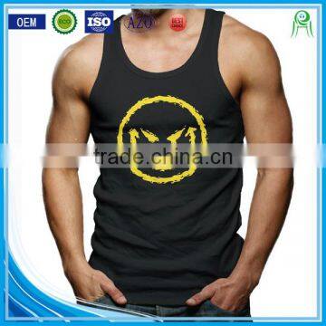  china printing cotton wholesale mens custom gym stringer vest