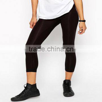 Sexy Women Basic Cropped Slimming Leggings Fitness Pants Wholesale photo-2