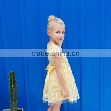 S17615A 2017 Fancy Kids Ruffle Raglan Girls Cotton Frocks Designs Dresses photo-2