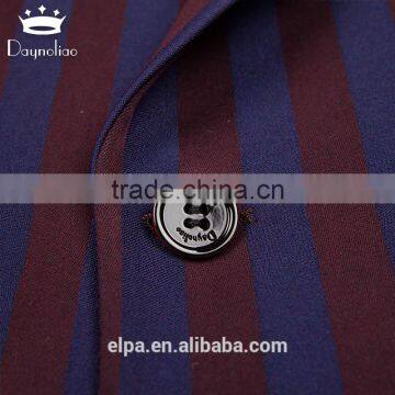 Daynoliao 2016 Fashion Design Men Wear Vertical Stripe Half Lining Purple Latest Men Blazer Designs photo-6
