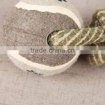 Pet Dumbbell Toy in the Big Dog Toy Double Tennis Ball Cotton Polished Bite Pet Supplies Can be Customized photo-5