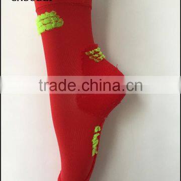 Colored Ankle High 18-20 Mm/hg Compression Hiking Running Biking Socks photo-6