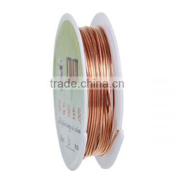 High Quality Round Rose Gold 1mm Copper Beading Wire Thread Cord