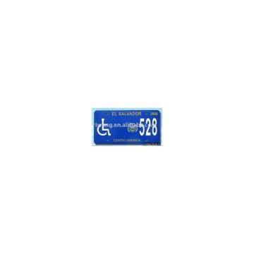 EI Salvador License Plate,license number plate ,number plate,license plate insert