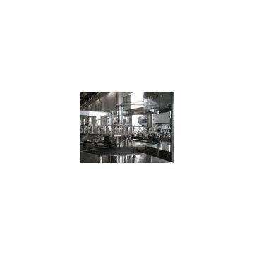 Auto 4 In 1 Washing Filling Filling Capping Machine for Tea , Milk , Fruit Juice