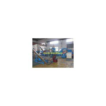 Single Screw Extruder PET Recycling Machine With Water cooling tank