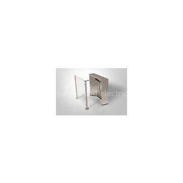 Fingerprint Reader Half Height Turnstiles RFID Entrance Single Direction