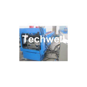 Roof Ridge Cap Cold Roll Forming Machine With HRC 50-60 Cutting Blade photo-3