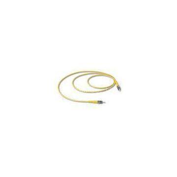 Optical ST ST Fiber Patch Cable , SM DX 9/125 Singlemode with 3.0mm Cable Diameter