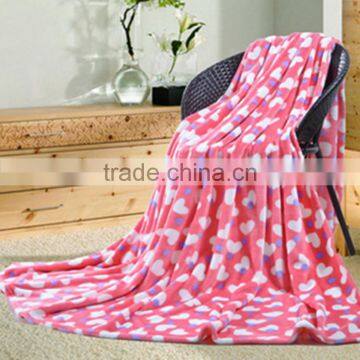 Small broken flower fashion polar fleece blankets