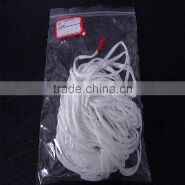 Elastic earloop for nonwoven face mask