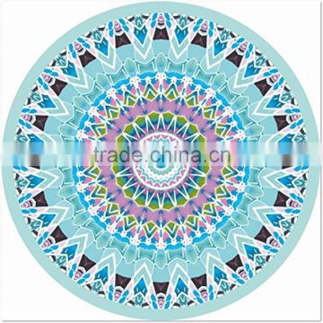 Round velour beach blanket towel/Digital printed design circle heavyweight towel/Bath plain towel competitive price