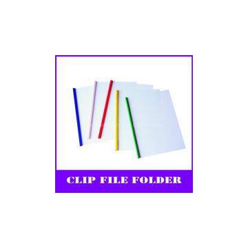 clear a4 pp slide grip report cover folder