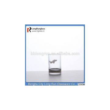LongRun 2015 eco-friendly glass tumbler customer novelty barware cusomer shot  glass tumbler set of six