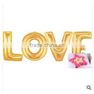Cheap Inflatable Alphabet Shaped Helium Letter Foil Balloon