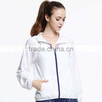 Wholesale Women Light Windbreaker Running Jogging Sport Jacket