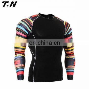 custom printed rash guard sublimated lycra rash guard