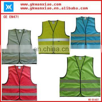 factory custom made light mesh led tubes flashing led lights safety reflective sport vest