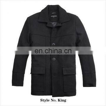 2016 lastest design gentlemen classic diamond quilted shearling coat