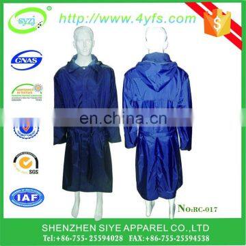 100% waterproof pvc raincoat with custom printing