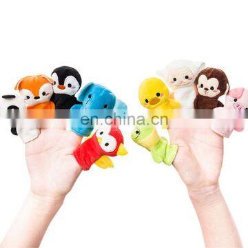 Kid Finger Puppet Animal Plush Toys For Baby Promotional Gift