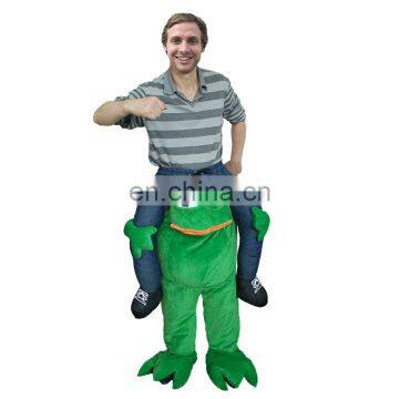 Funny Piggyback Ride On Pick Me Up Frog Costume