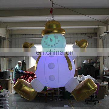 New Style 2017 Hot sale big inflatable snowman /inflatable christmas for decoration