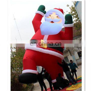 Outdoor Christmas Inflatable Santa Claus Hanging on the Wall for Christmas Deciration photo-2