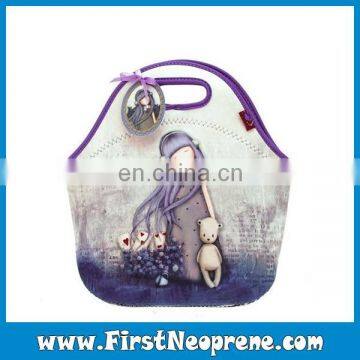 Customized Printing OEM Products Neoprene Wholesale Lunch Tote Bag