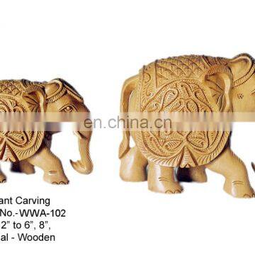 Wood Crafted Elephant photo-2