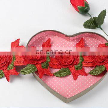 2018 New Arrival Embroidery Designs 3d Flower Lace for Clothes photo-4