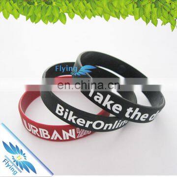 Low Price silicone custom Rubber bracelet for advertising