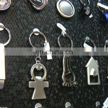 Making metal keychains, custom different shapes metal bottle opener keycahin