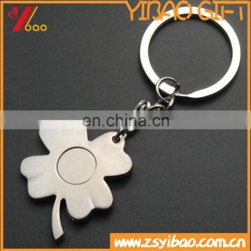 Alibaba hot selling metal holder keychains with customed design for promotion