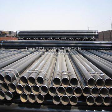 Tianjin ASTM A106 GR.B /ASTM A53 carbon seamless steel pipe supplier with low price