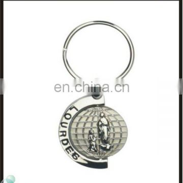 Charms embossed keyring custom logo