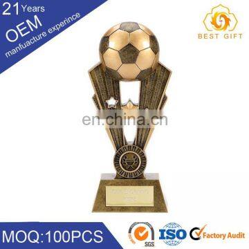 Top Grade custom world cup soccer sports gold metal award trophy
