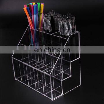 Large Floor Shape Clear PMMA Acrylic Pen Display Stand Holder Rack photo-3