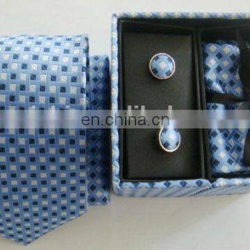Classical Pasley Design Silk Ties Handkerchief Cufflinks Mens Gifts Sets photo-4