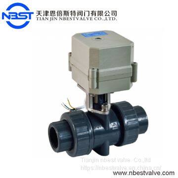 AC220V Electric PVC DN20 3/4'' Ball Valve photo-3