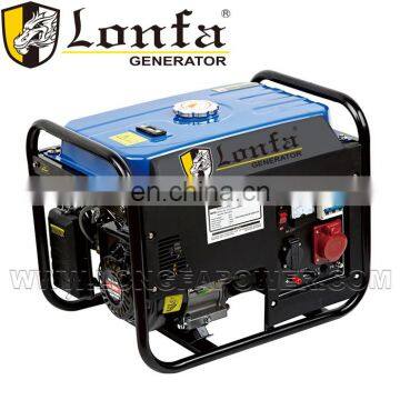 6.5HP manual Loncin Gasoline Generator 168f-1