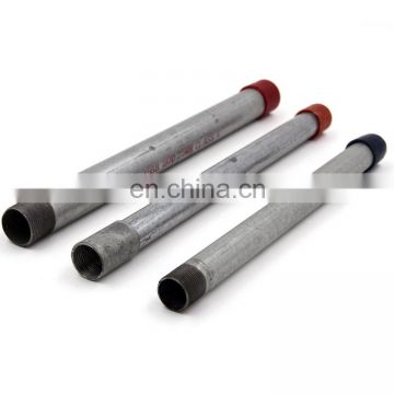 beveled end welded pipes galvanized tube greenhouse frame erw steel pipe for oil and gas