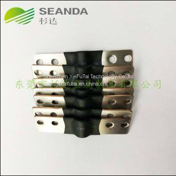 Flexible Insulated Copper Laminated Busbar for Lithium Battery With Heat Shrinkable Tube photo-3