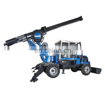 tractor rotary stone drilling machine